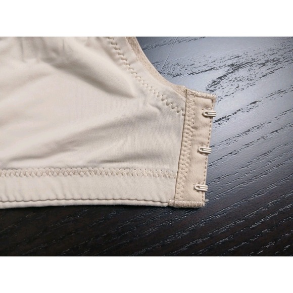 Motherhood Maternity Lightly Lined Wireless Nursing Bra Nude Size 38D #484C - Picture 6 of 9